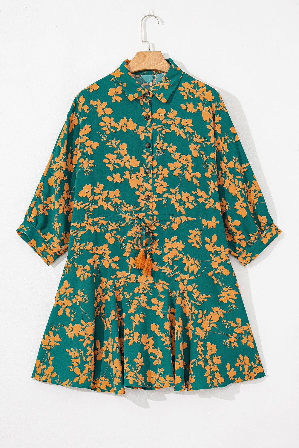 short green flowy dress flowy short dress Kelly Green Floral Lurex Chiffon Flowy Mini Dress