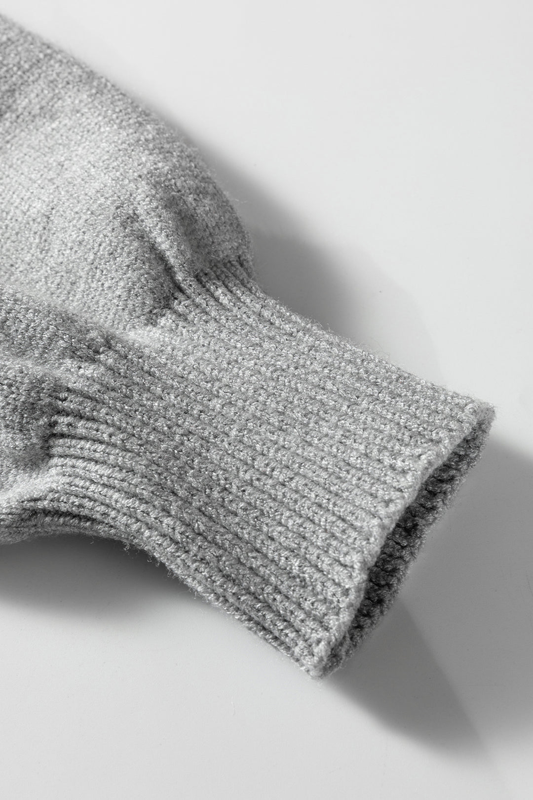 Color black Striped Panels Colorblock Sleeve Chic Sweater