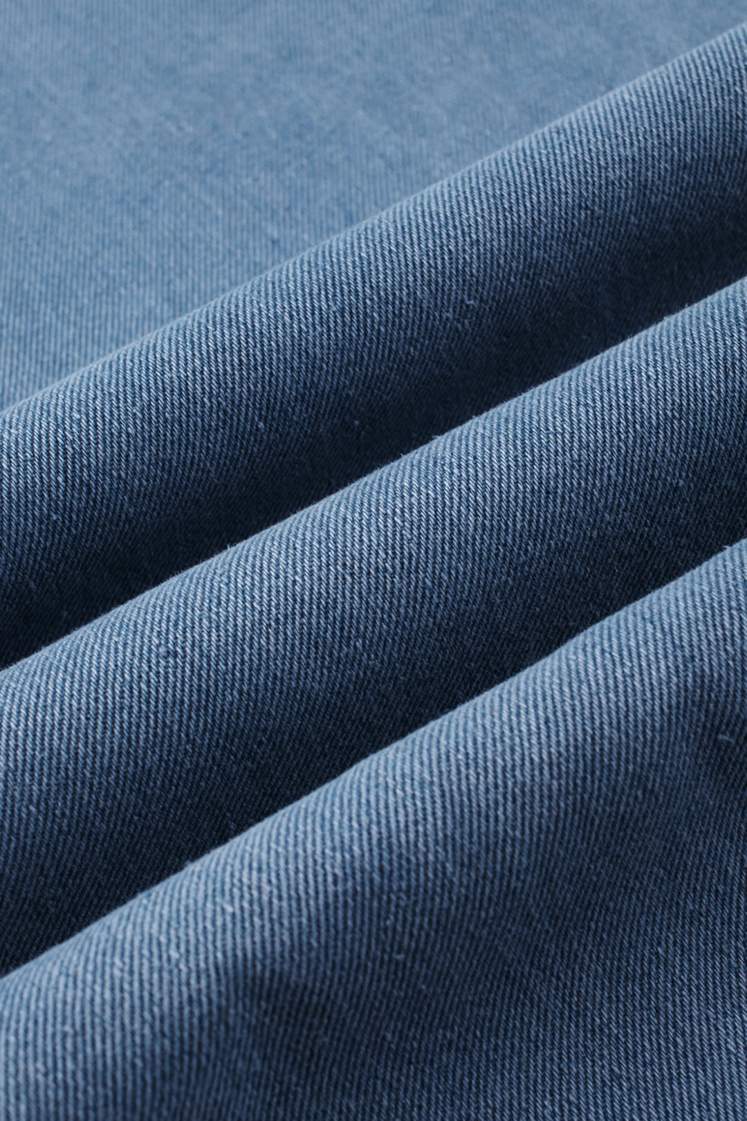 Light Blue Retro Bib Pocket Buckle Straps Casual Denim Jumpsuit