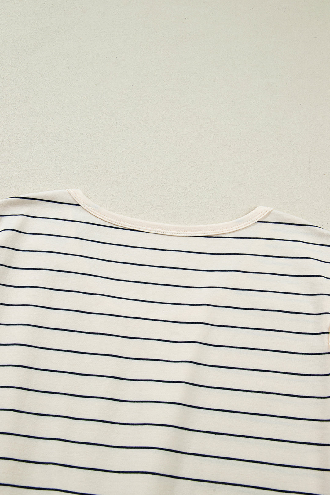 Beige Stripe Drawstring Tunic Tank Mini Dress with Pockets