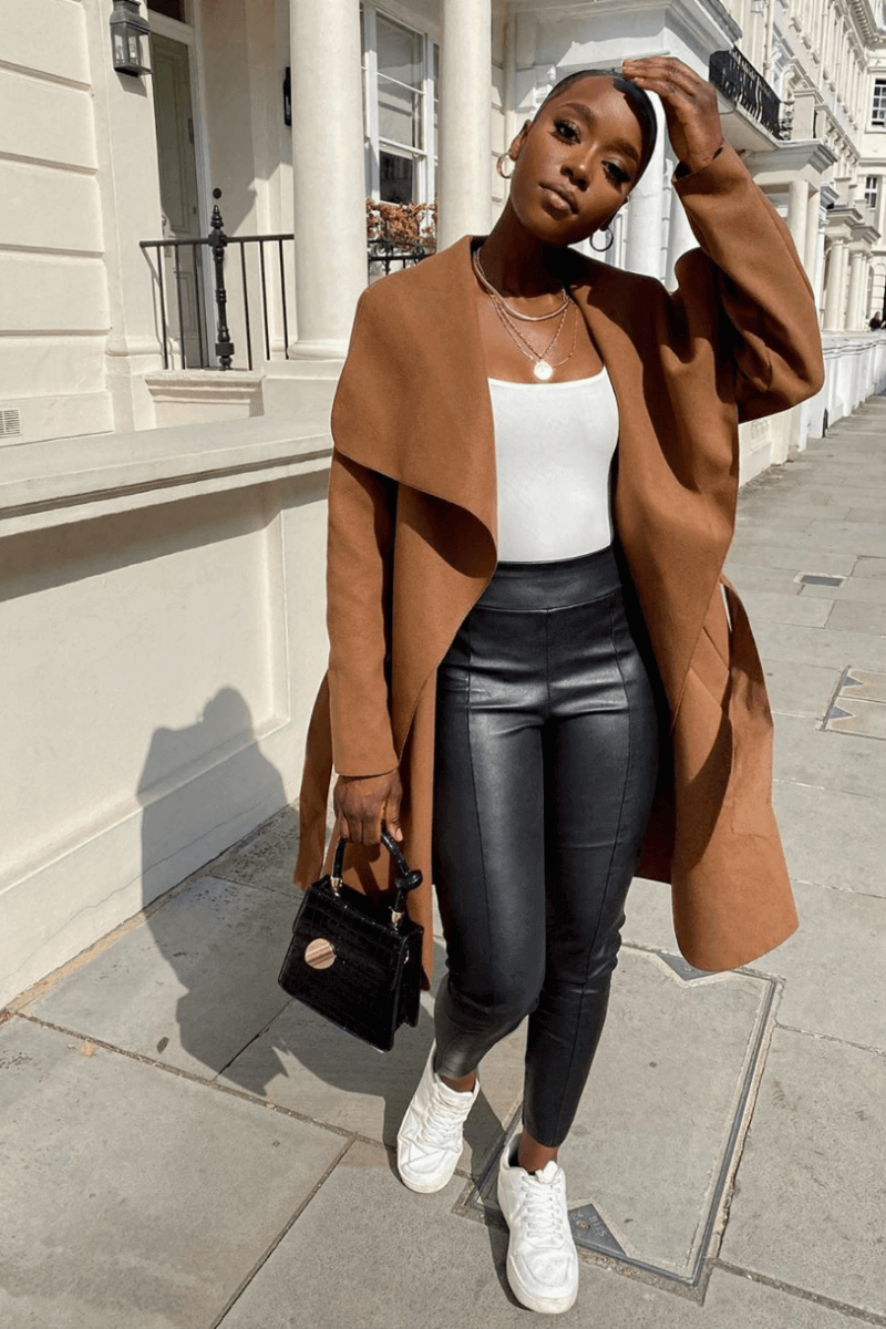 Waterfall coat top