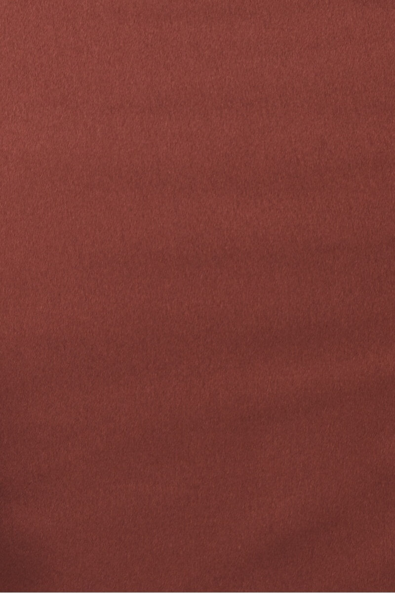 Brown Satin High Neck Hankerchief Crop Top & Front Slit Skirt